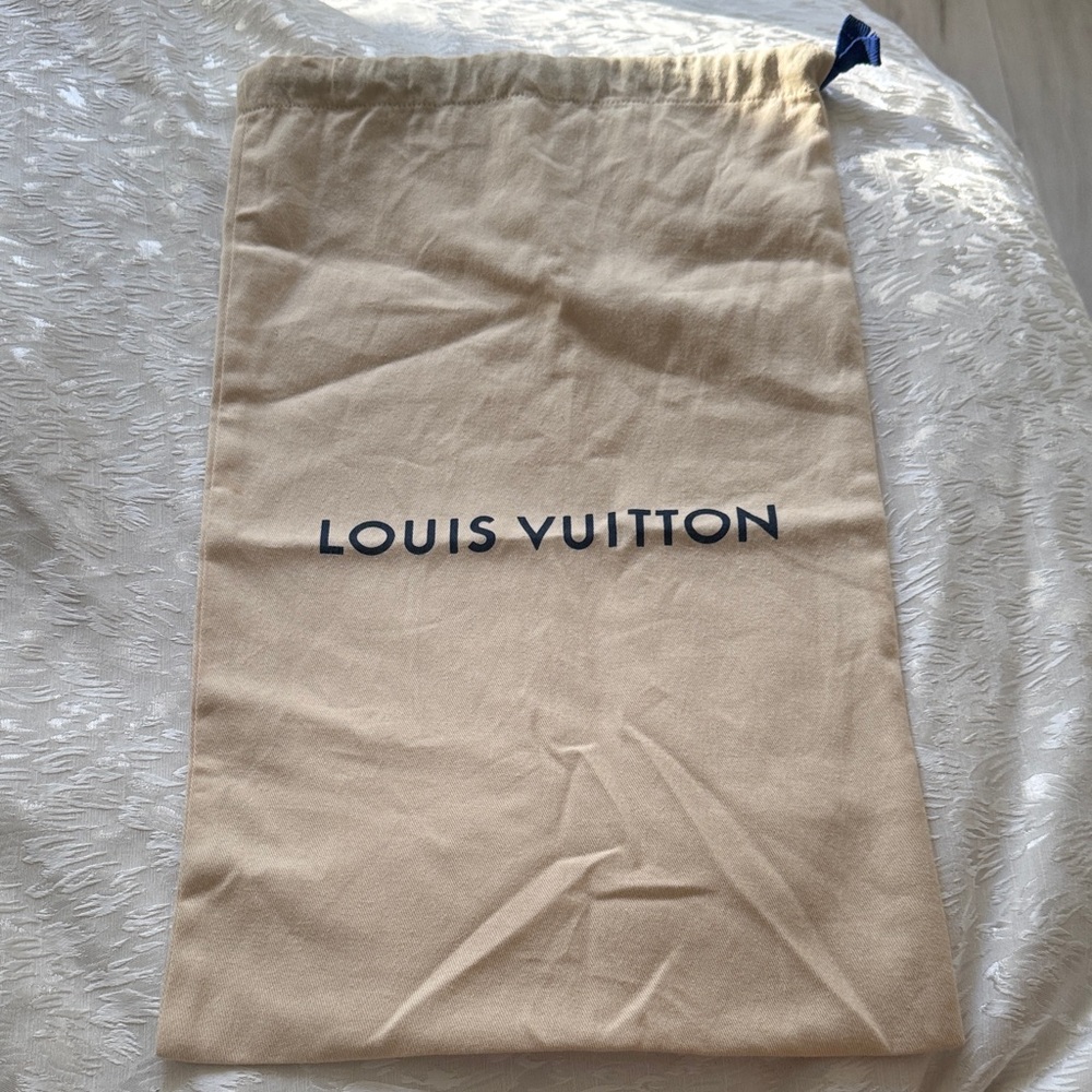 Louis Vuitton Beige Storage Bag Large Dust Bag 19" x 11.5" 100% Cotton